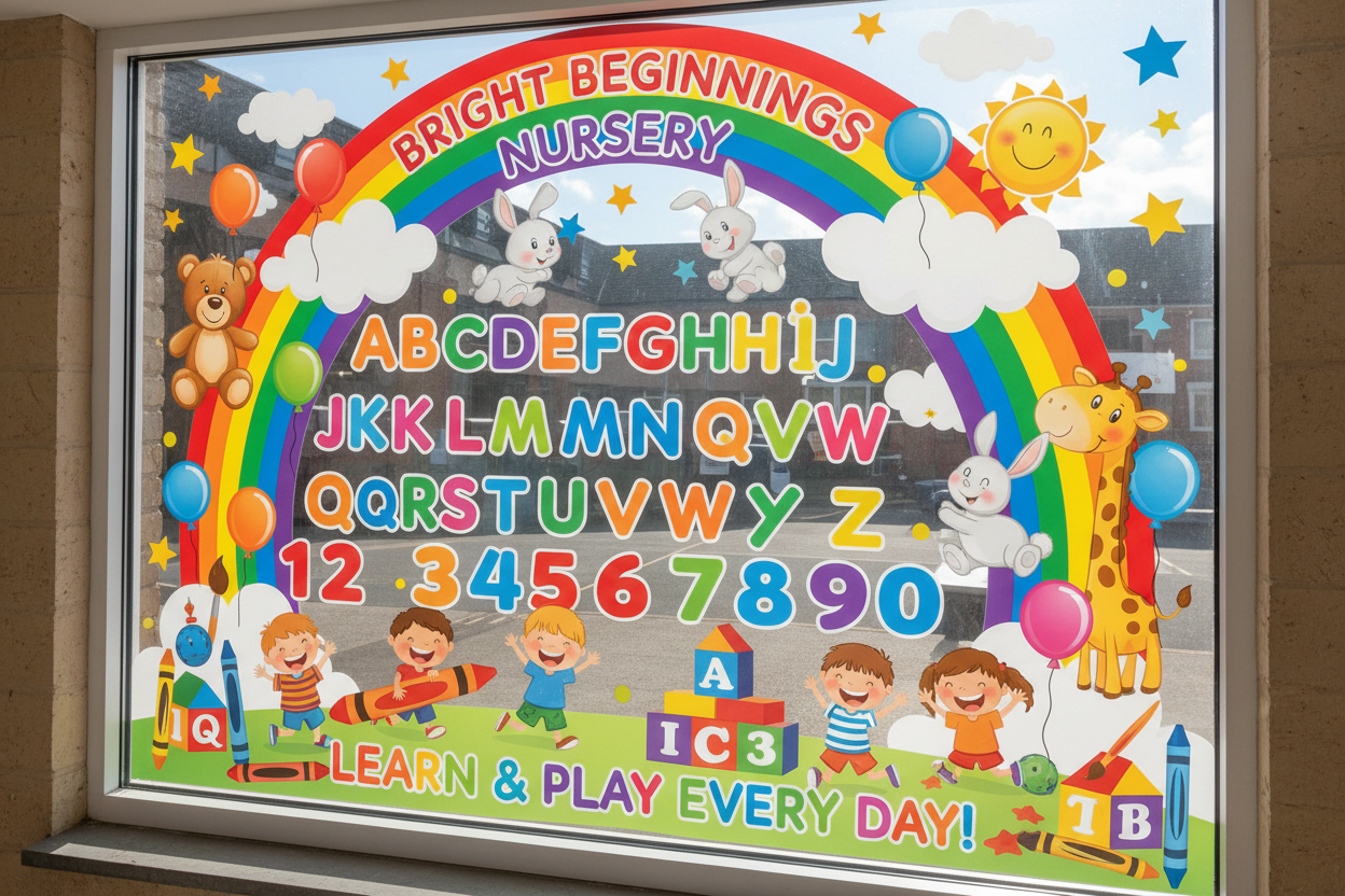 hyper realistic early year windows graphic